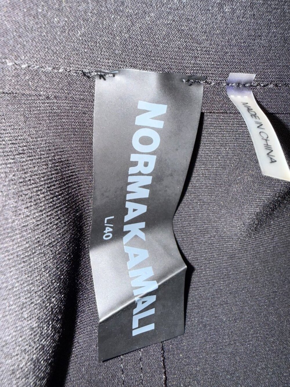 NORMA KAMALI Women's Black Single Breasted Jacket - Picture 4 of 4